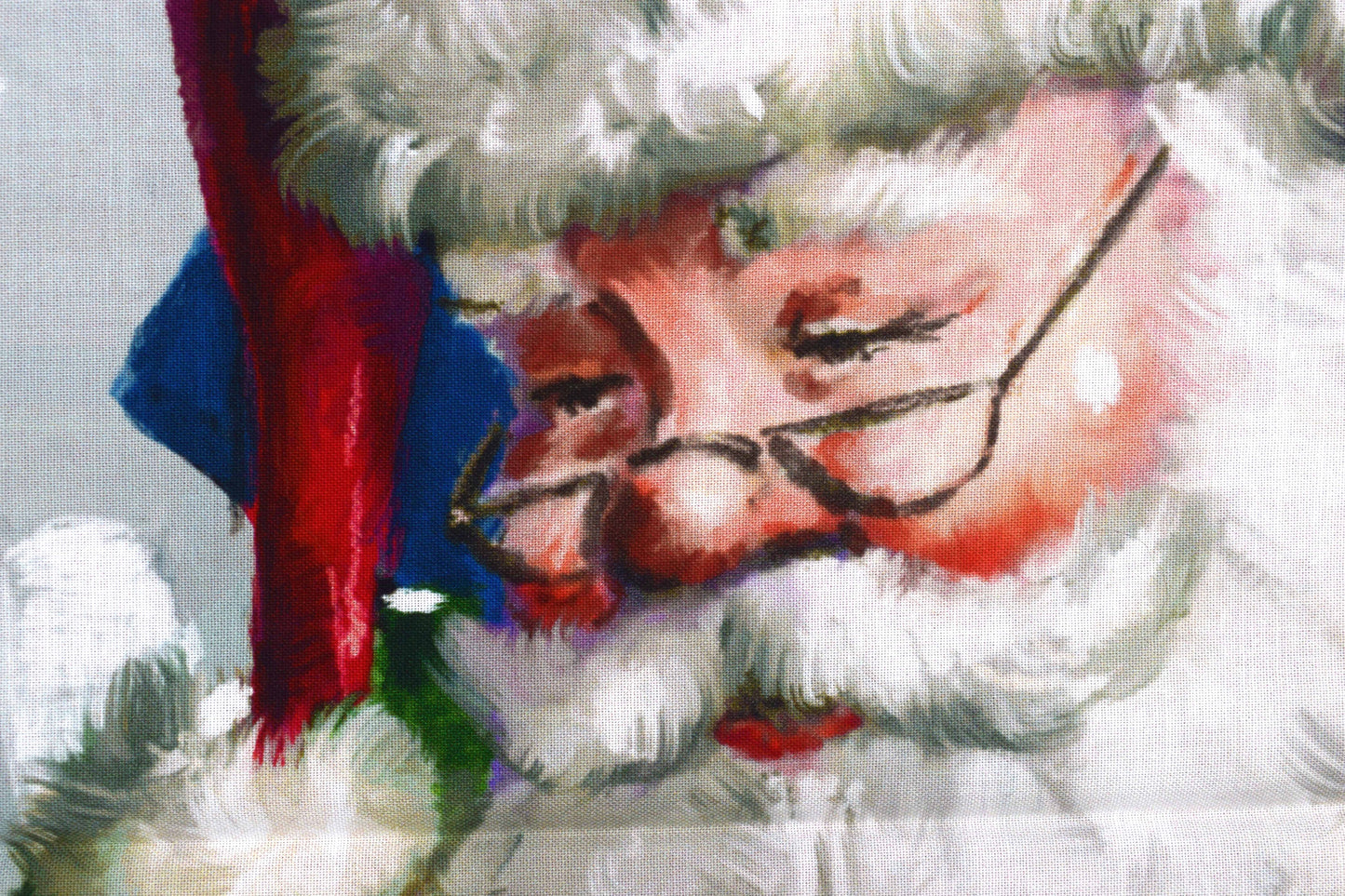 Christmas wishes fabric panel, Festive traditional cotton Quilting  panel