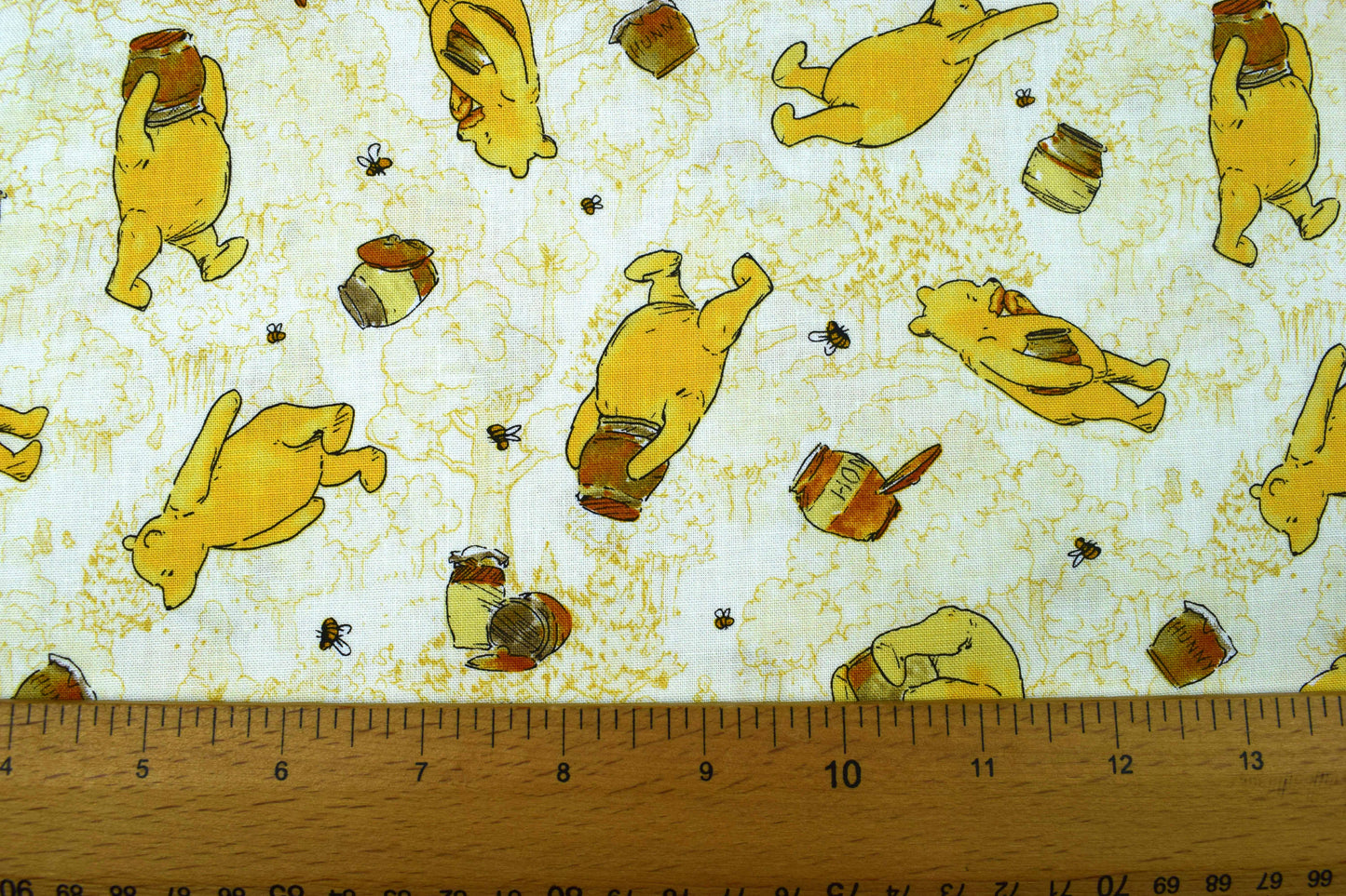 Winnie the pooh Quilting Fabric  -  Price by the Half Metre