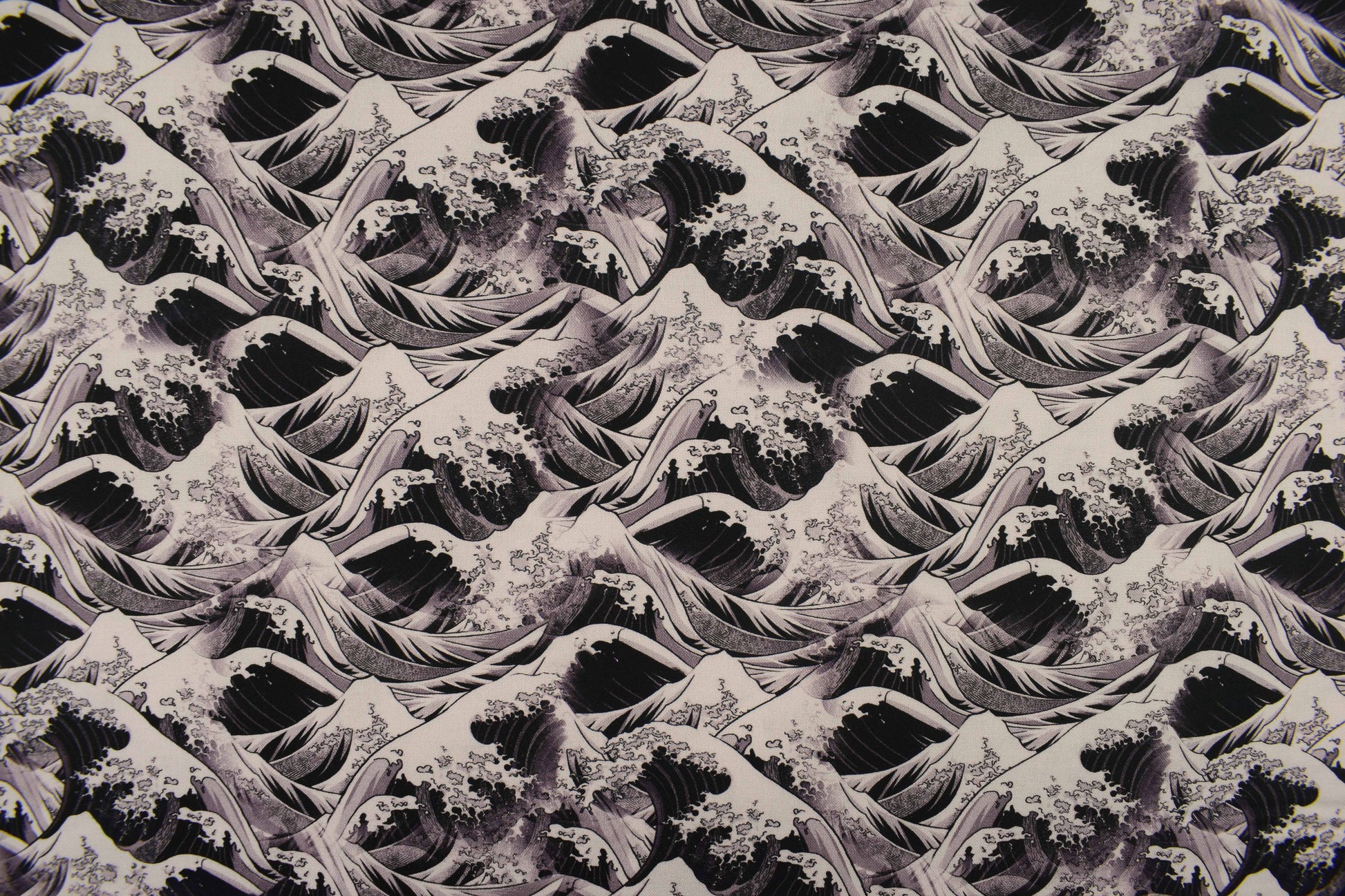 Waves Cotton Quilting Fabric, tempest Tide - Price by Half Metre - The Quilt Sanctuary
