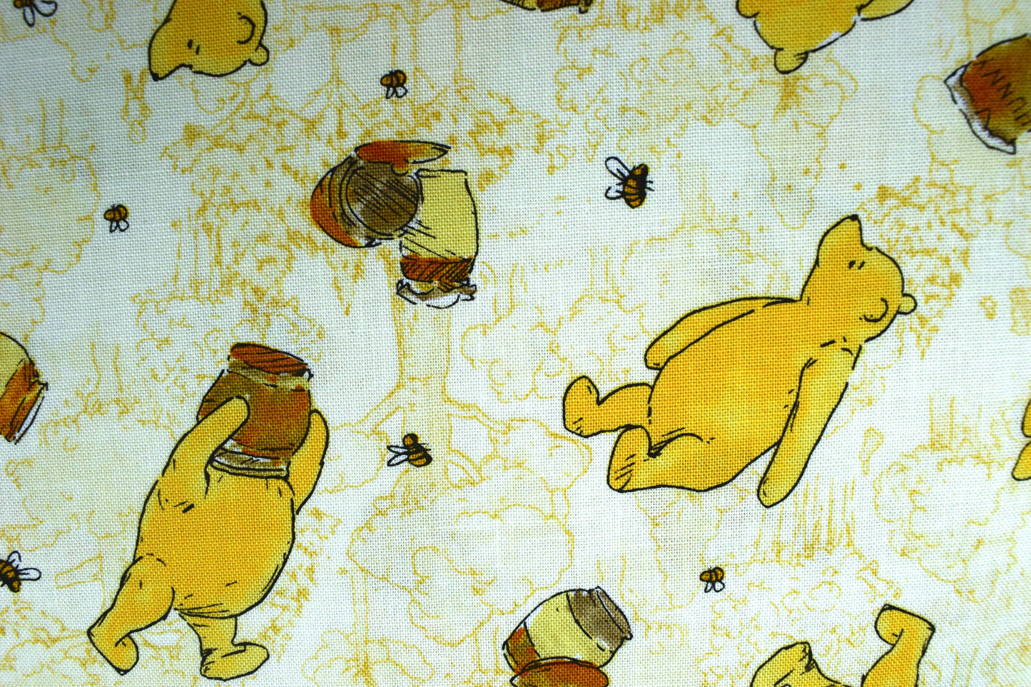 Winnie the pooh Quilting Fabric  -  Price by the Half Metre