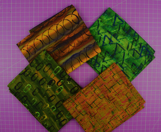 Modern Abstract Cotton Fat Quarter Bundle for Quilting and Creative Sewing