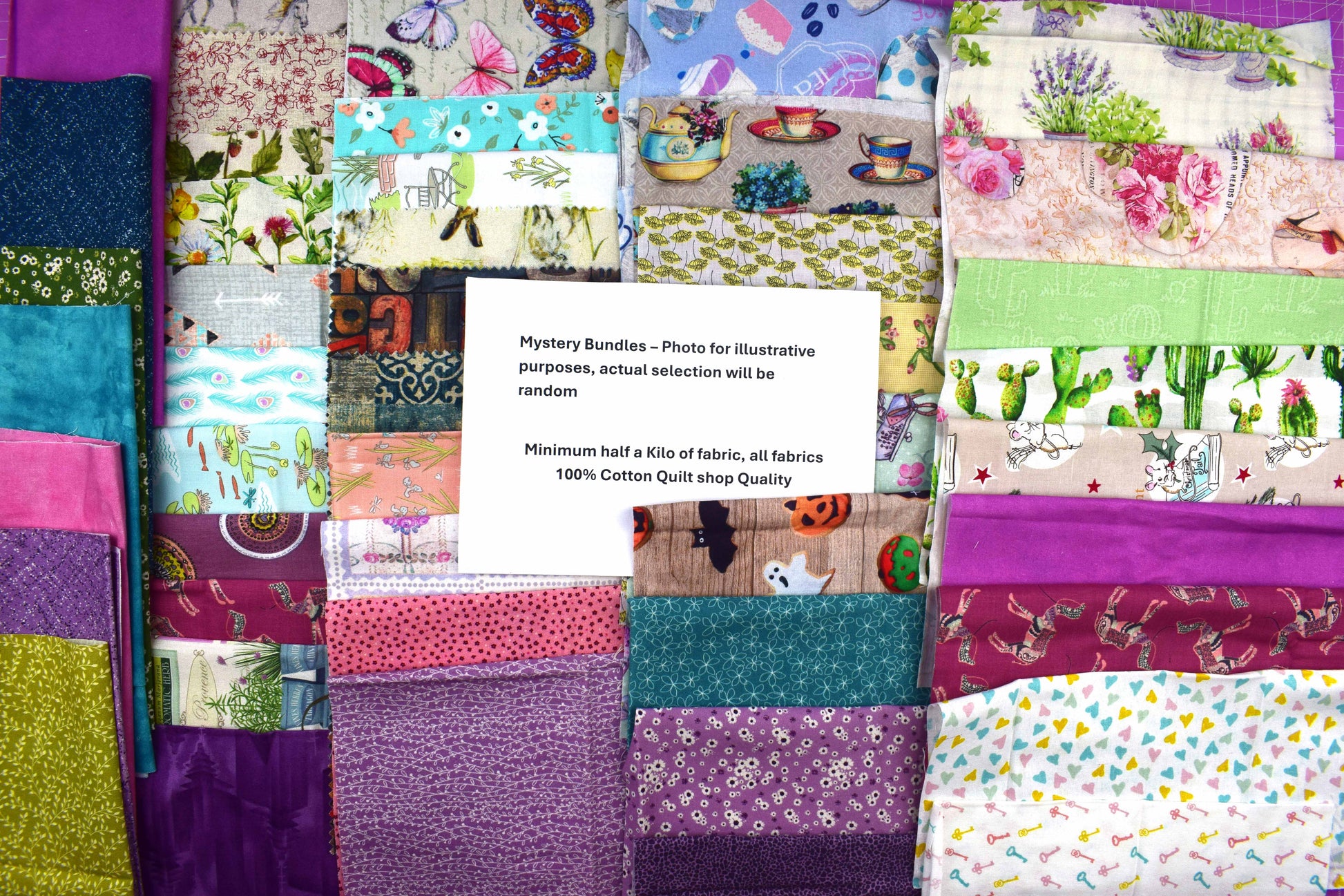 Scrap Bag of Quilting Fabric, 100% Cotton Quilting Fabric - The Quilt Sanctuary