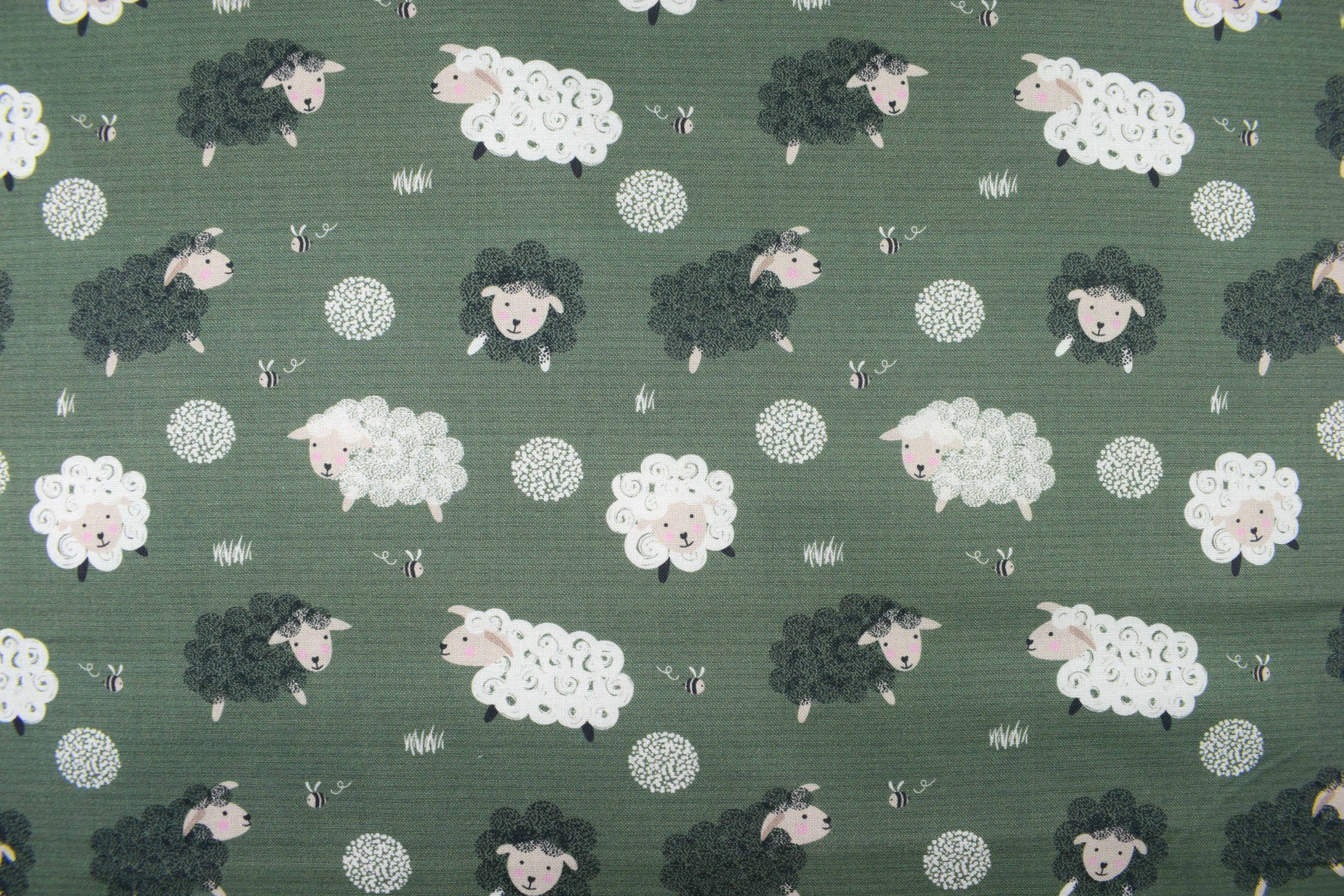 Sheep cotton quilting fabric - Price by Half Metre - The Quilt Sanctuary