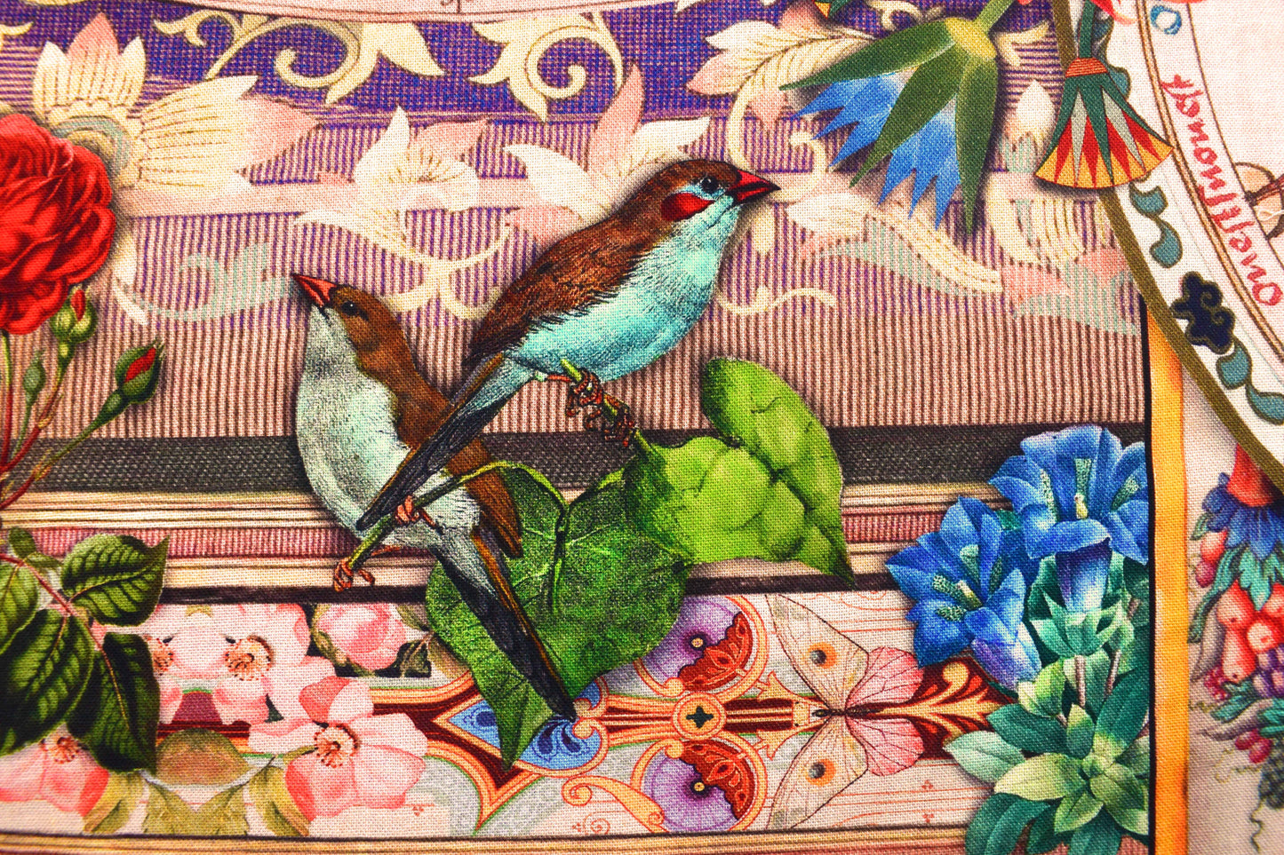 world map fabric, Quilting  panel, cotton fabric, Robert Kaufman, Library of Rarities - The Quilt Sanctuary