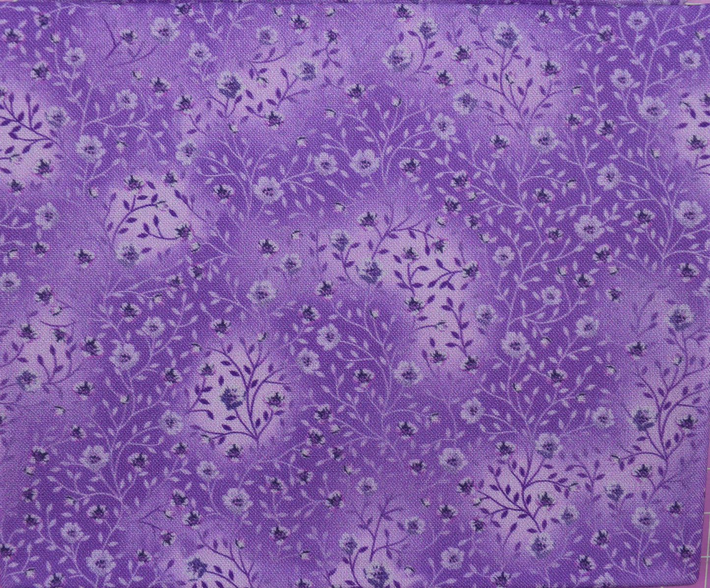 Red Purple Pink Floral Fat Quarter Bundle, Quilting Cotton Fabric Set
