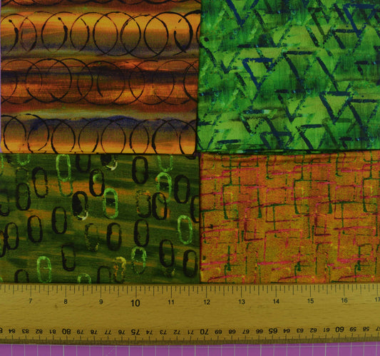 Modern Abstract Cotton Fat Quarter Bundle for Quilting and Creative Sewing