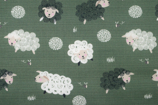 Sheep cotton quilting fabric - Price by Half Metre - The Quilt Sanctuary