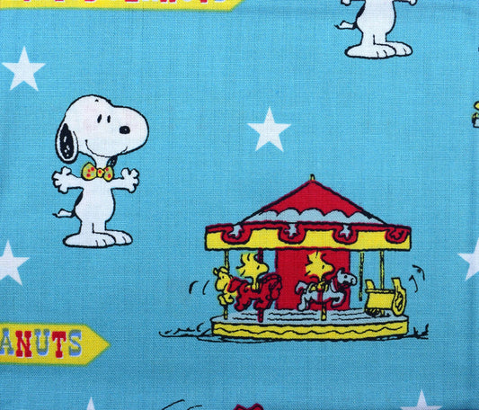 Snoopy Circus, Peanuts Fat quarter Bundle, Cotton quilting fabric - The Quilt Sanctuary