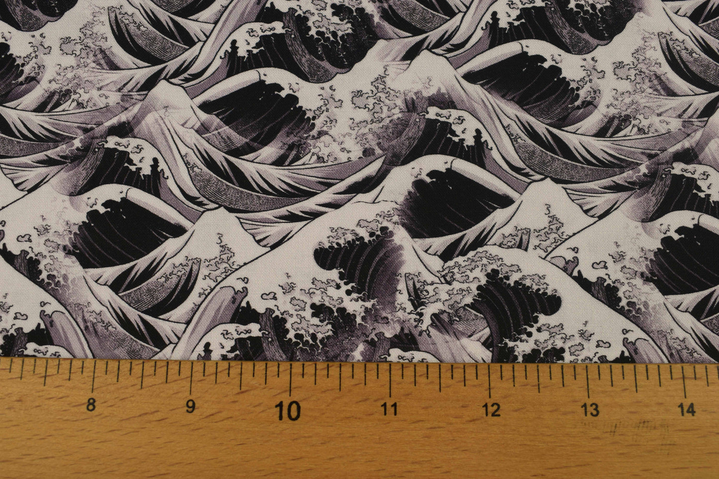 Waves Cotton Quilting Fabric, tempest Tide - Price by Half Metre - The Quilt Sanctuary
