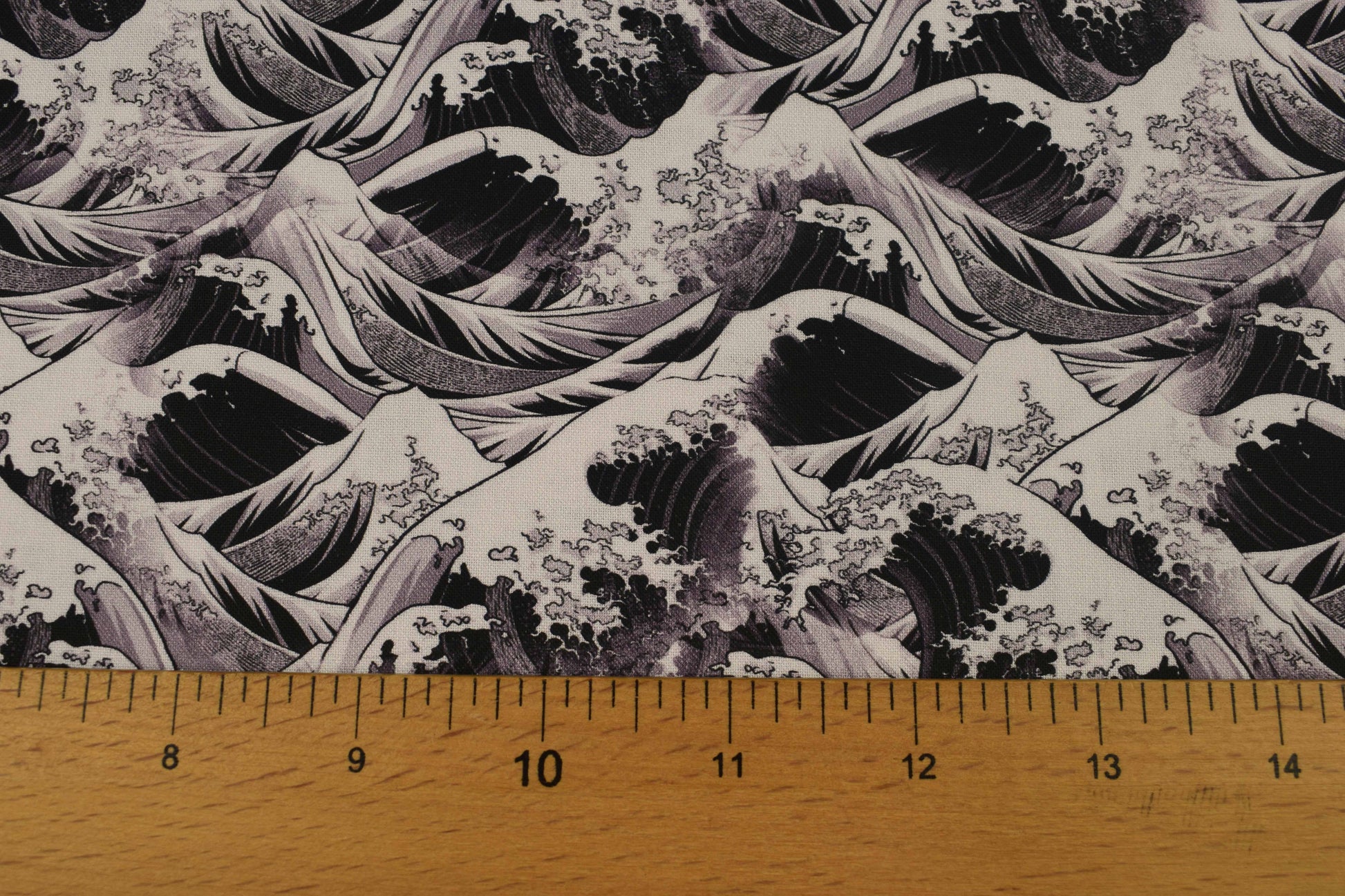 Waves Cotton Quilting Fabric, tempest Tide - Price by Half Metre - The Quilt Sanctuary