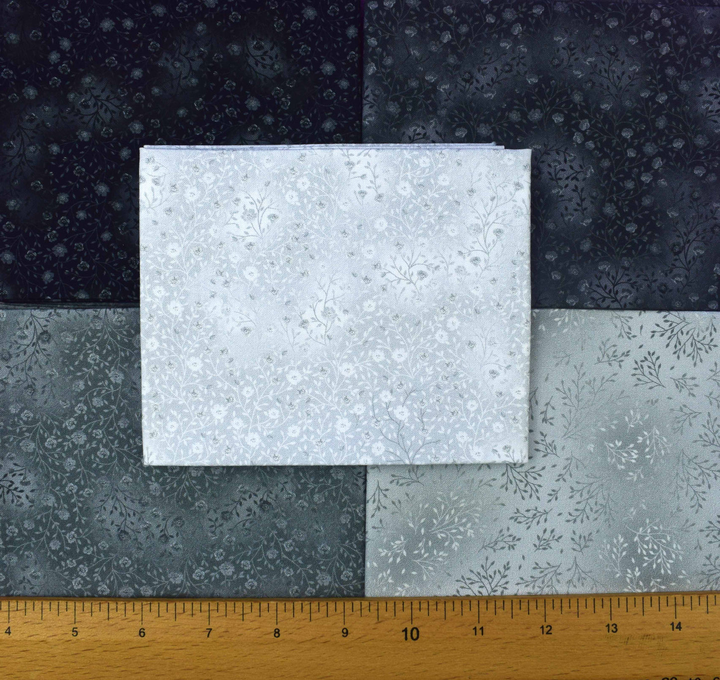 Grey fat Quarter Bundle, blender fabric, quilting fabric