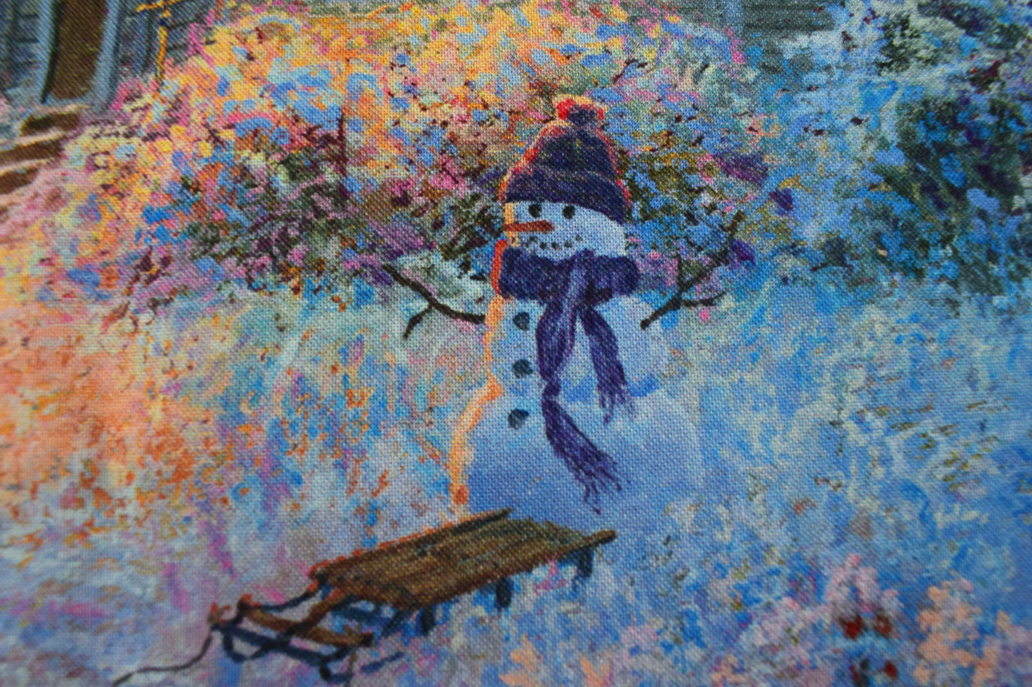 Night before Christmas  fabric panel, cotton Quilting  panel - The Quilt Sanctuary