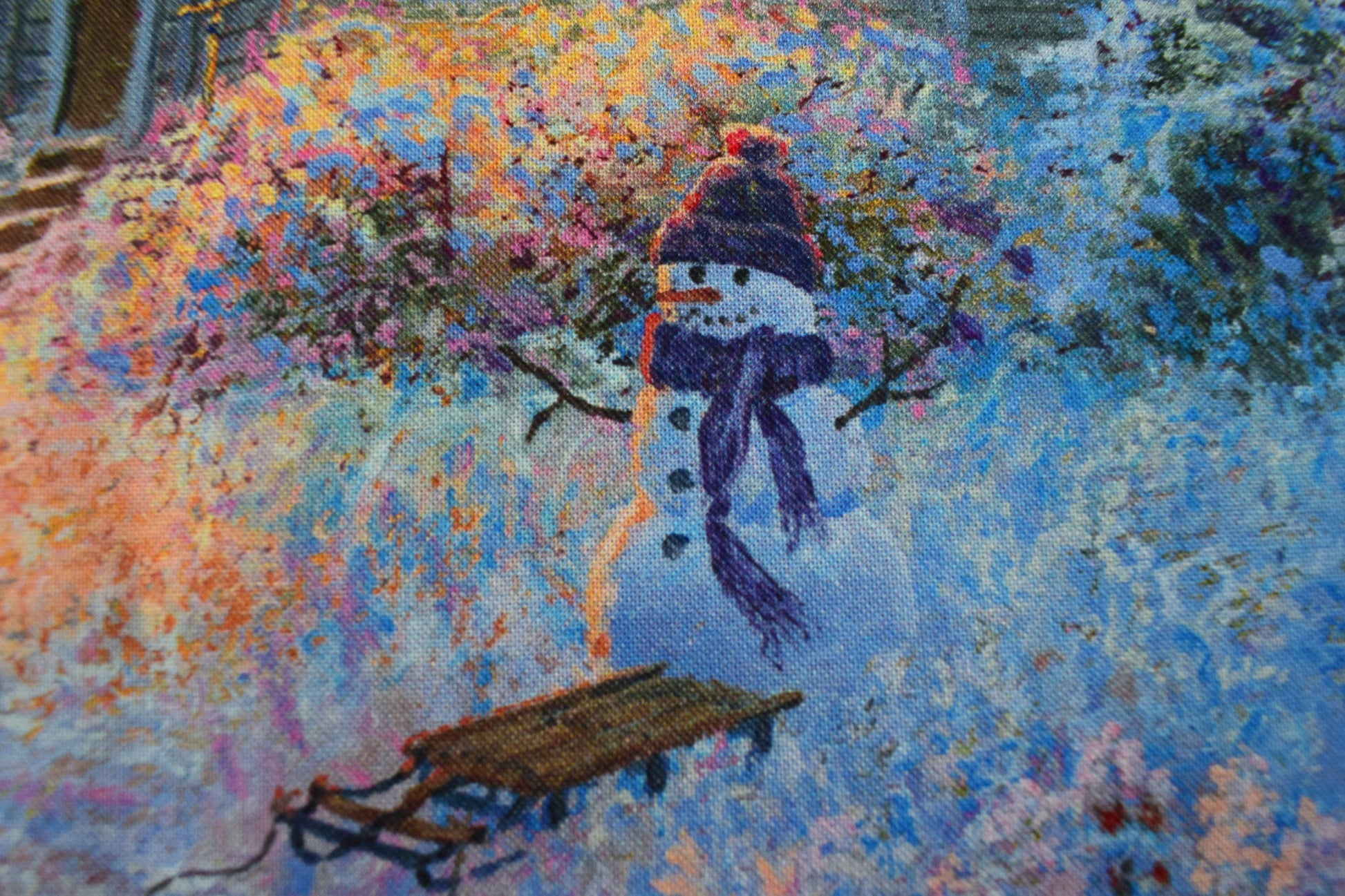 Night before Christmas  fabric panel, cotton Quilting  panel - The Quilt Sanctuary