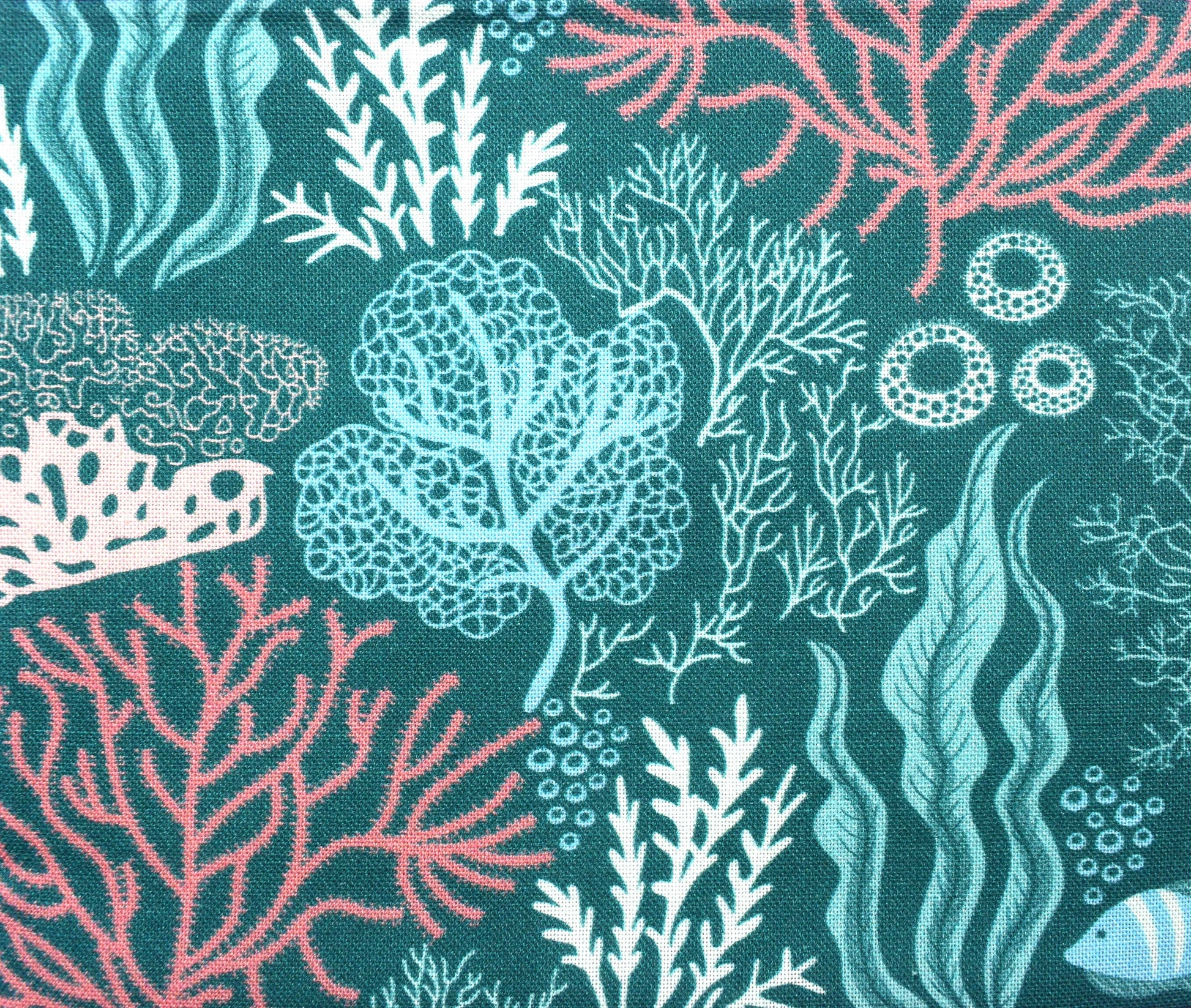 Coral Reef fat Quarter Bundle, Tranquil Shores, quilting fabric - The Quilt Sanctuary