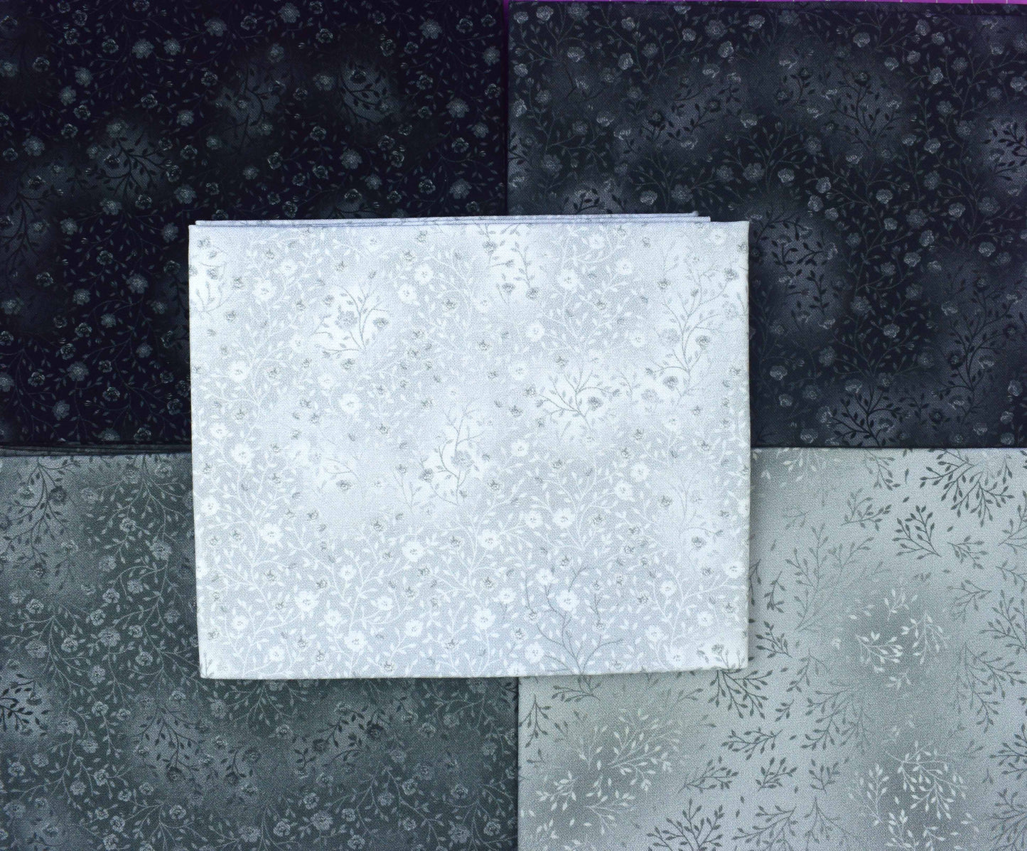 Grey fat Quarter Bundle, blender fabric, quilting fabric