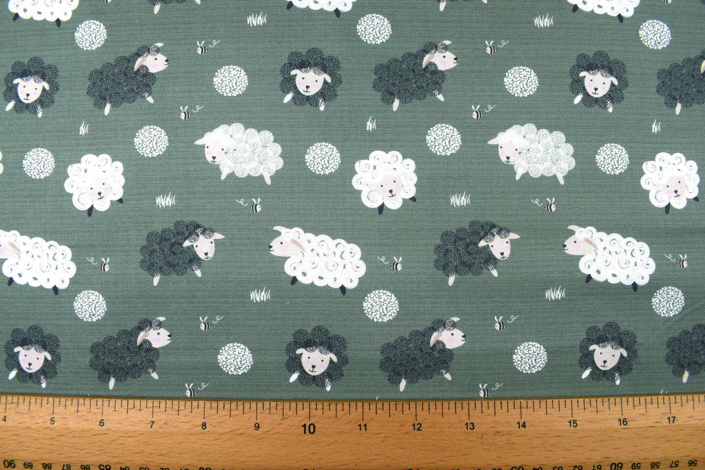 Sheep cotton quilting fabric - Price by Half Metre - The Quilt Sanctuary