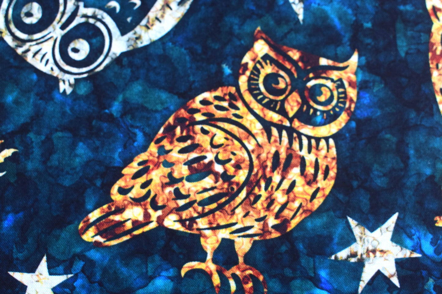 Wild Wood Owl fabric, Quilting fabric, cotton fabric -  Price by the Half Metre