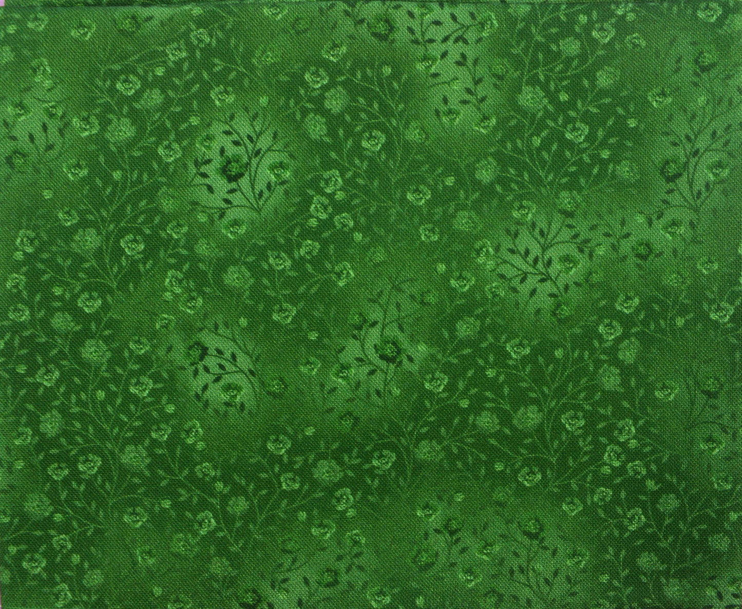 Green & Blue Floral Fat Quarter Bundle, Quilting Cotton Fabric Set