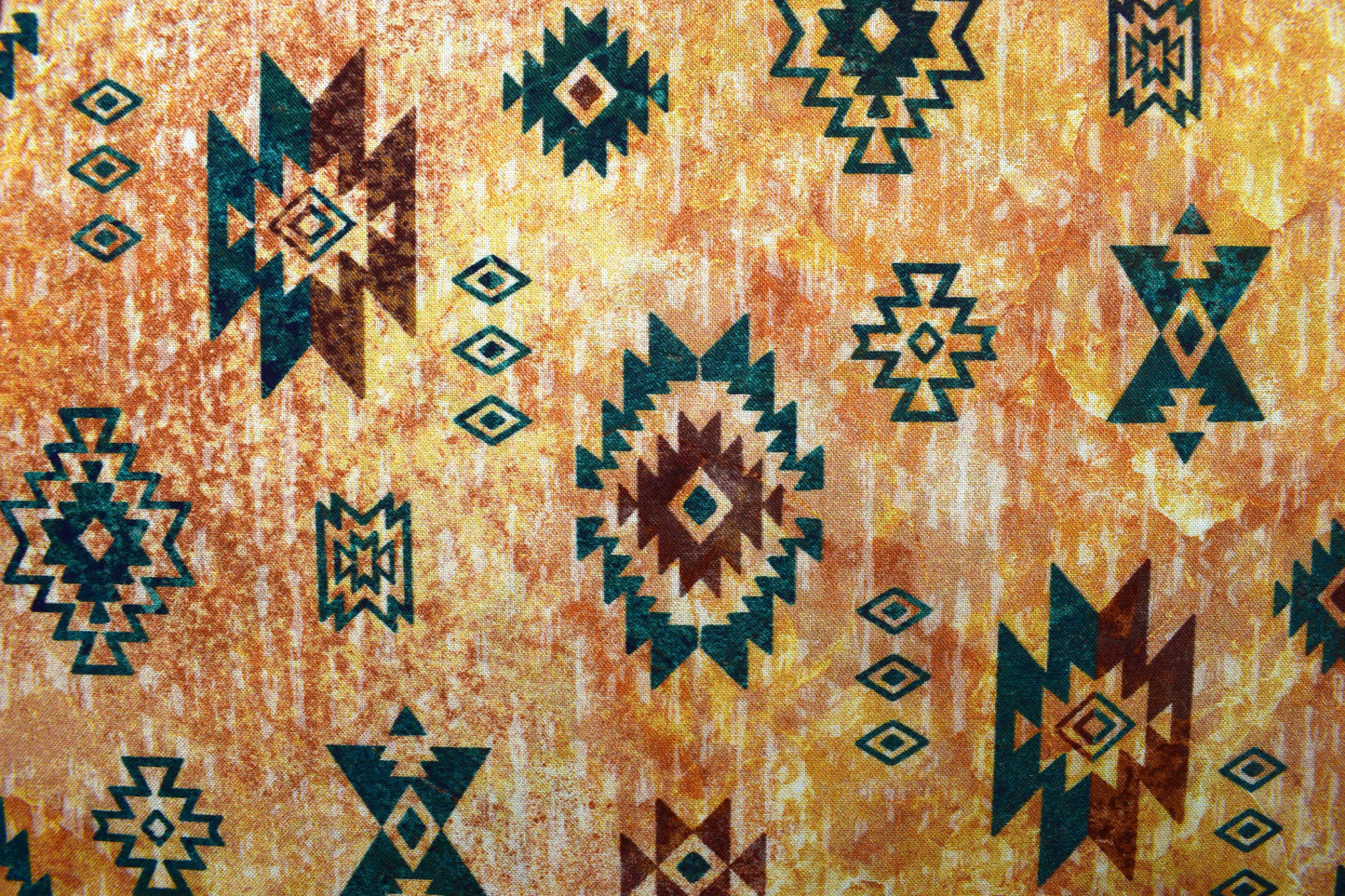 Navajo Motif Fabric, Sedona Spirit Quilt Cotton - Price by Half Metre