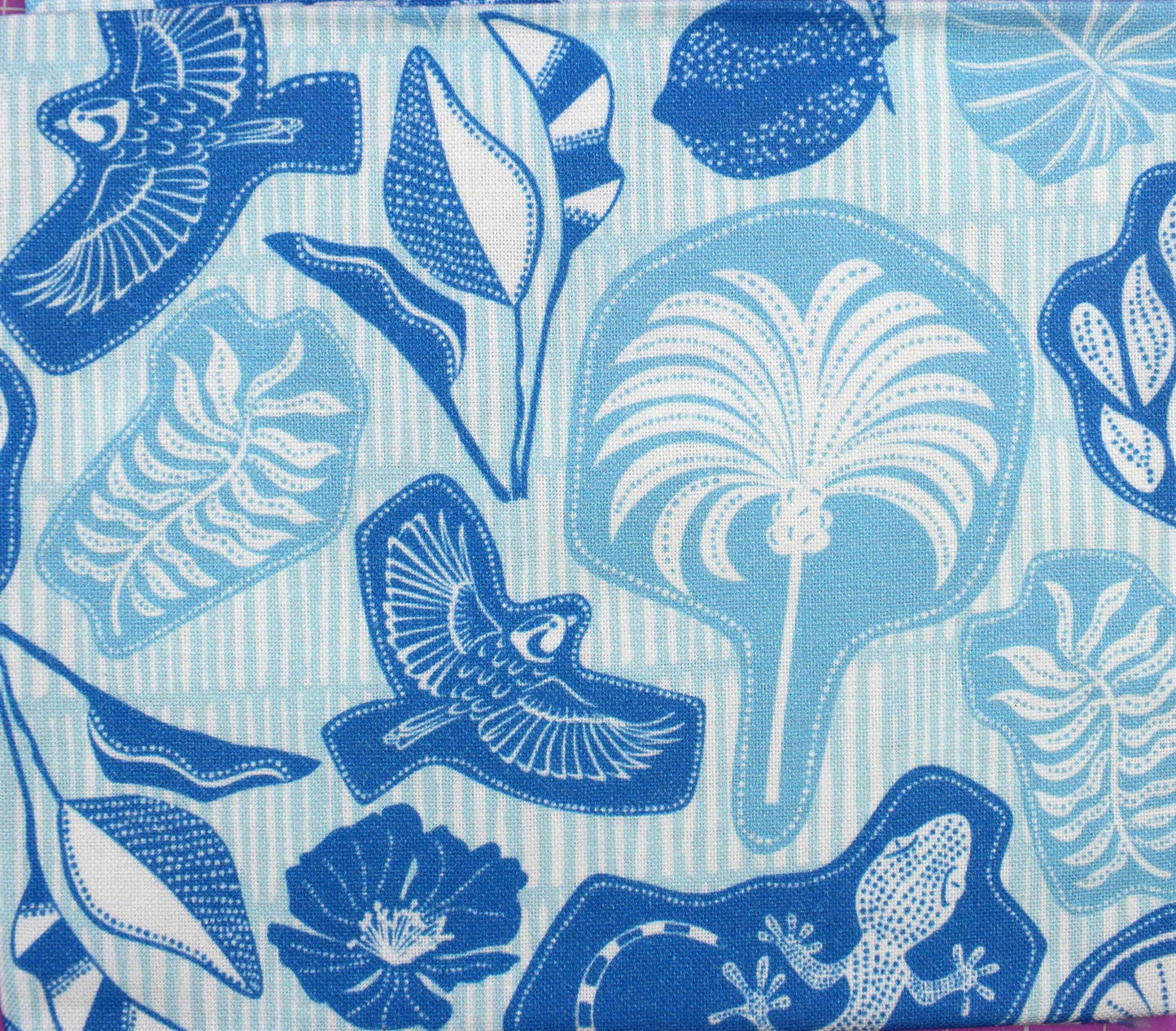 Mediterranean Tropical Cotton Fat Quarter Bundle – Birds Lemons Geckos Prints