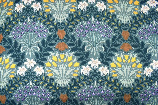 William Morris Garden fabric,  Cotton Quilting fabric, Kelmscott Garden -  Price by the Half Metre - The Quilt Sanctuary