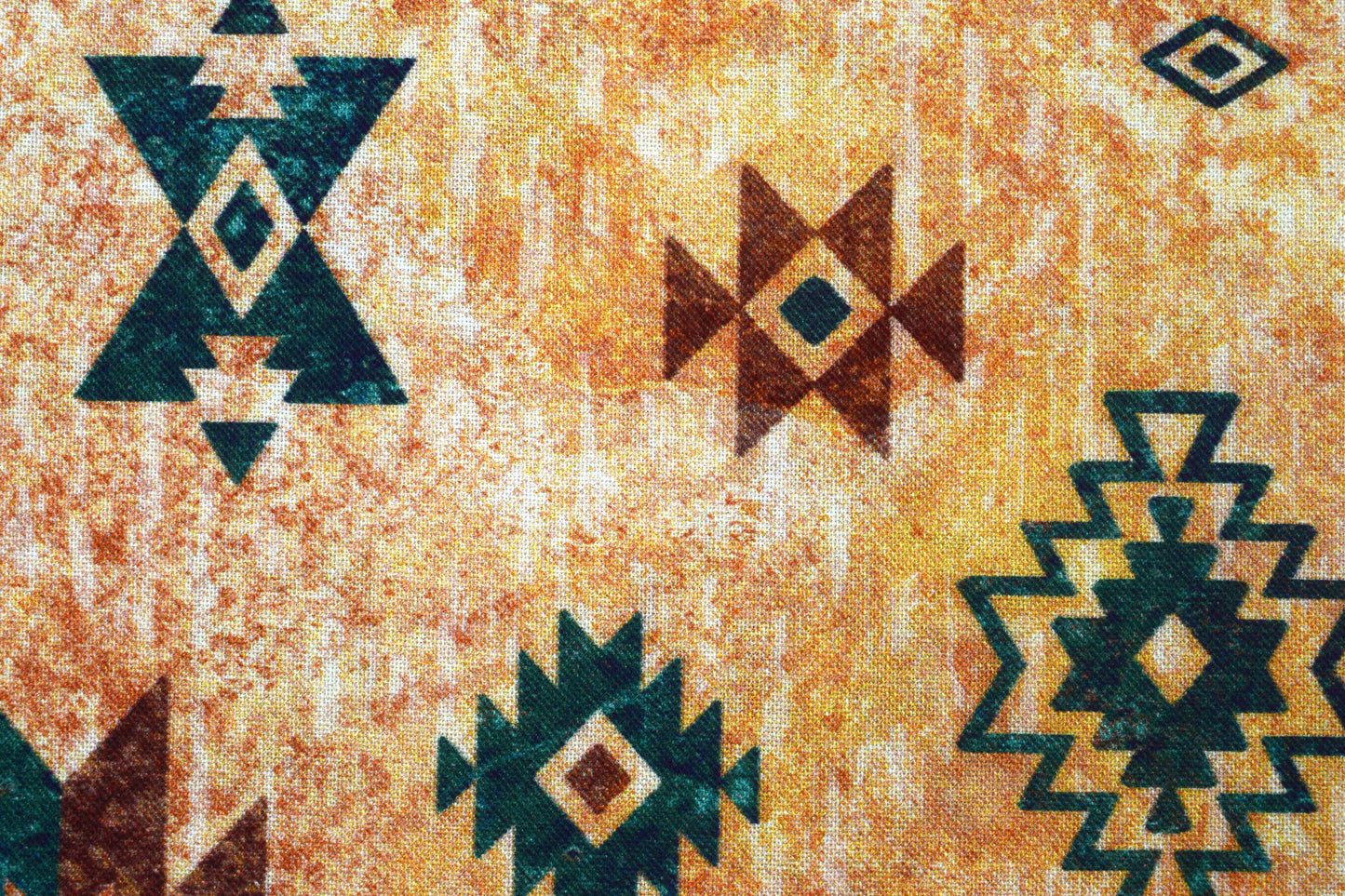 Navajo Motif Fabric, Sedona Spirit Quilt Cotton - Price by Half Metre