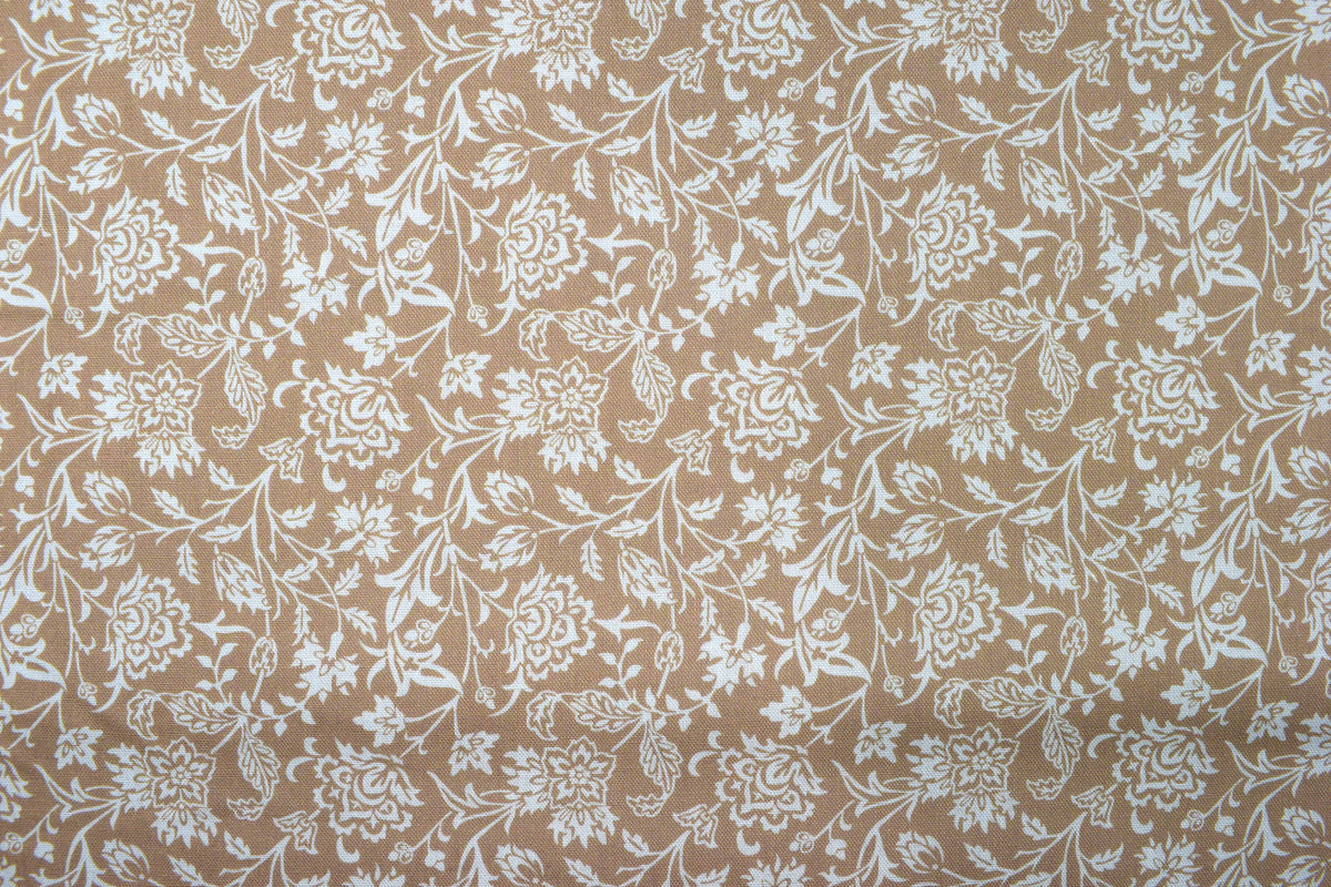 William Morris Brentwood cotton Quilting Fabric – Olive Orchard  - Price by the Half Metre