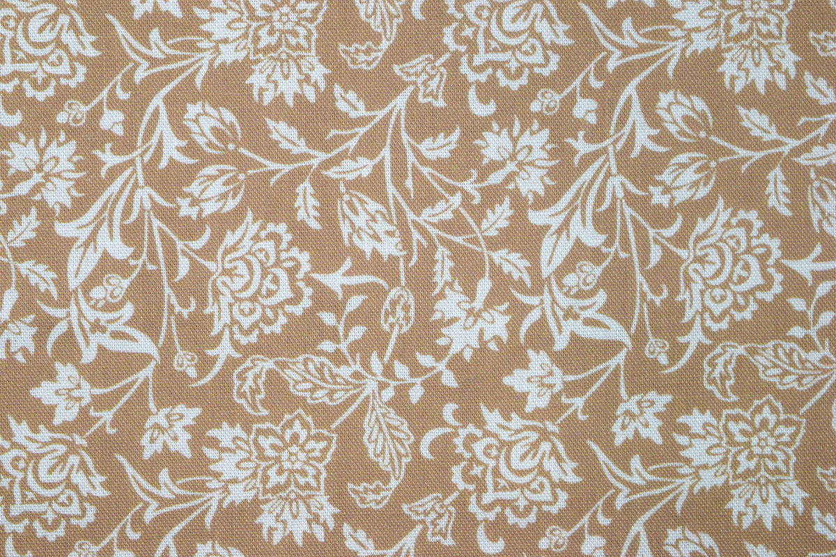 William Morris Brentwood cotton Quilting Fabric – Olive Orchard  - Price by the Half Metre
