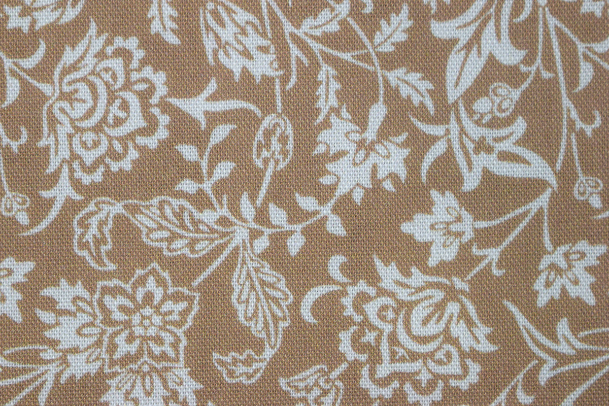 William Morris Brentwood cotton Quilting Fabric – Olive Orchard  - Price by the Half Metre