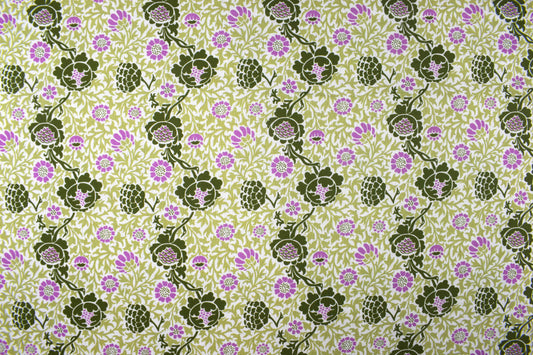 William Morris Grafton cotton Quilting Fabric – Olive Orchard  - Price by the Half Metre - The Quilt Sanctuary