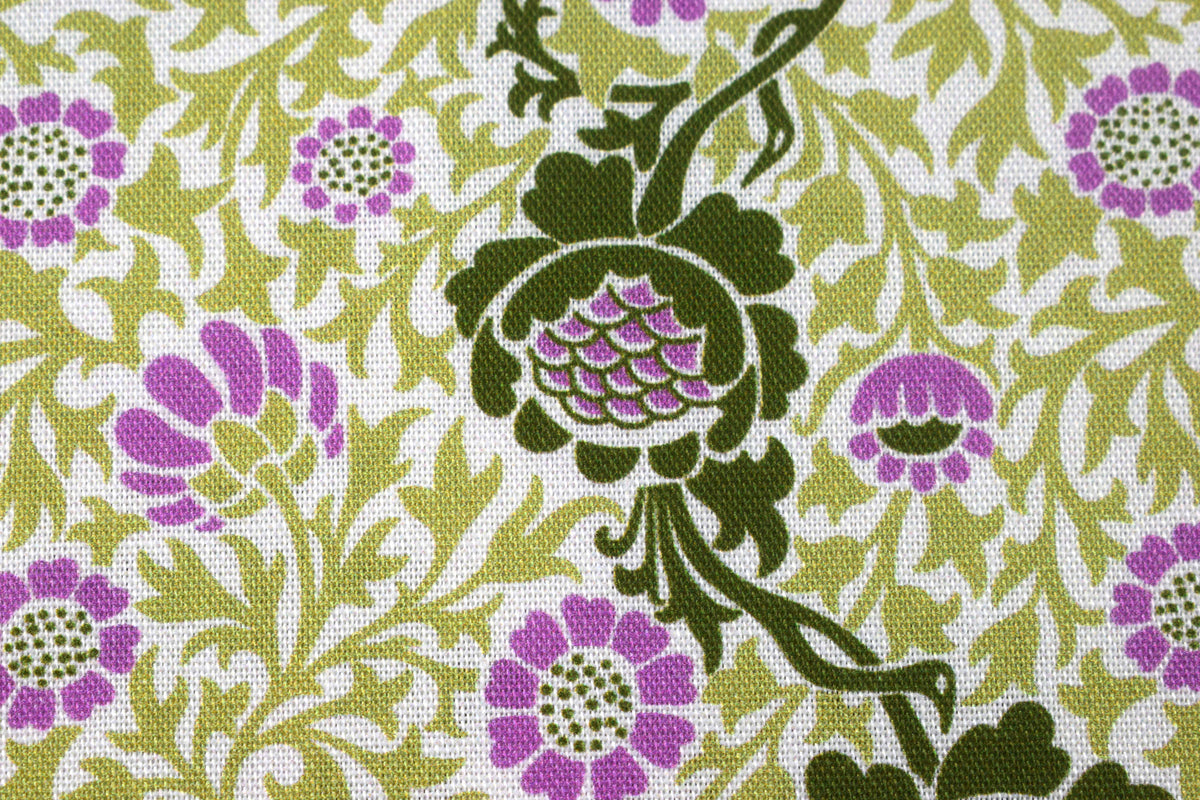 William Morris Grafton cotton Quilting Fabric – Olive Orchard  - Price by the Half Metre