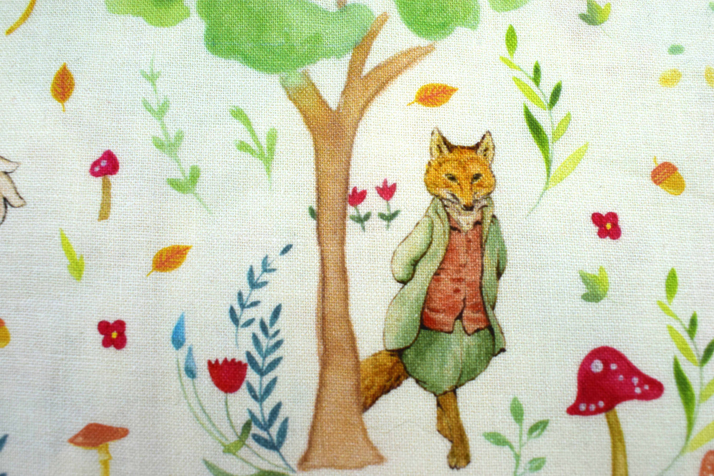 Peter Rabbit Woodland Cotton Fabric for Quilting - 1.5 Metre Piece - The Quilt Sanctuary