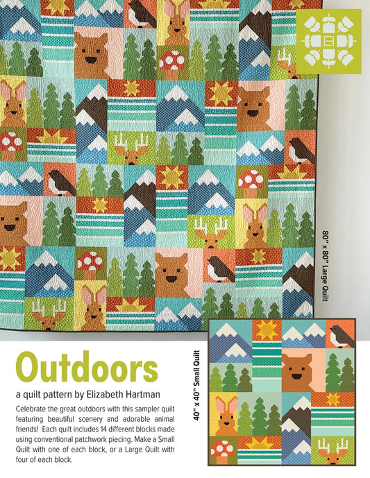 Outdoors Quilt Pattern by Elizabeth Hartman - PATTERN ONLY - The Quilt Sanctuary