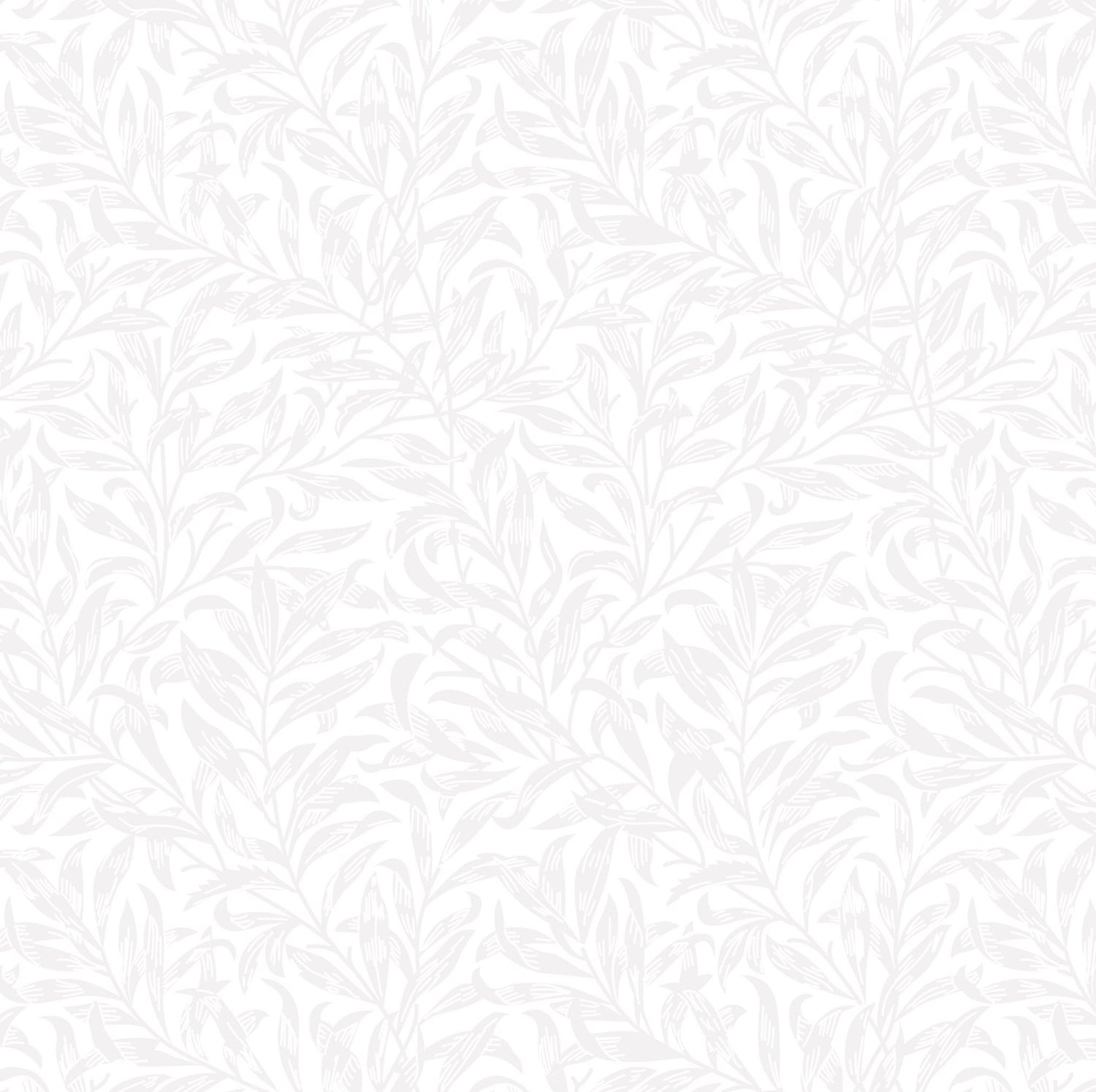 William Morris Willow Bough, White Quilting fabric, cotton fabric -  Price by the Half Metre - The Quilt Sanctuary