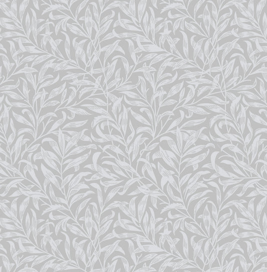 William Morris Willow Bough, Silver Quilting fabric, cotton fabric -  Price by the Half Metre - The Quilt Sanctuary