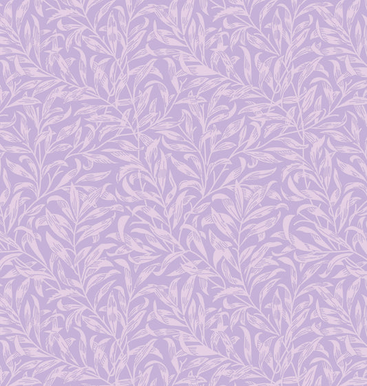 William Morris Willow Bough, Lilac Quilting fabric, cotton fabric -  Price by the Half Metre - The Quilt Sanctuary