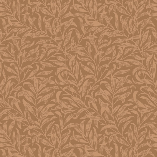 William Morris Willow bough, Light Brown Quilting fabric, cotton fabric -  Price by the Half Metre - The Quilt Sanctuary