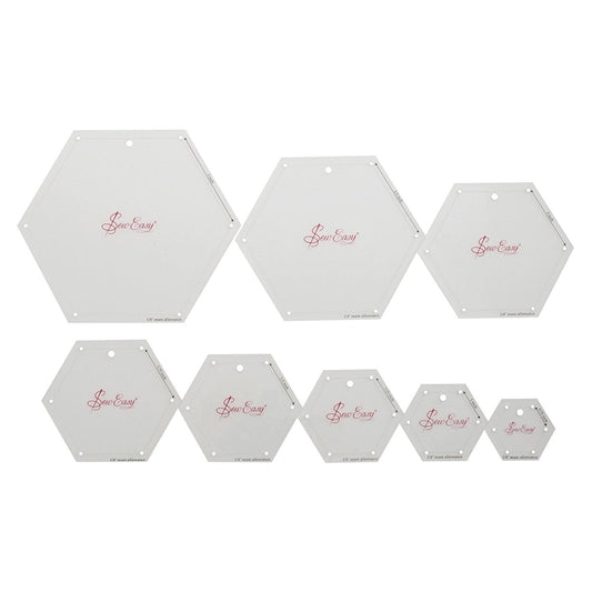 hexagon template, quilting template, paper piecing, quilting rulers, hexi template, cutting template, sew easy template, quilting gift The Quilt Sanctuary