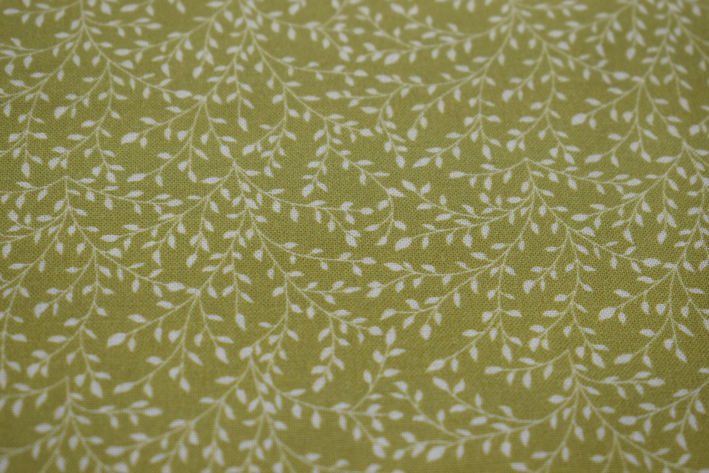lime green fabric, vine pattern Quilting fabric, cotton fabric, dressmaking fabric, Price by the Half Metre The Quilt Sanctuary