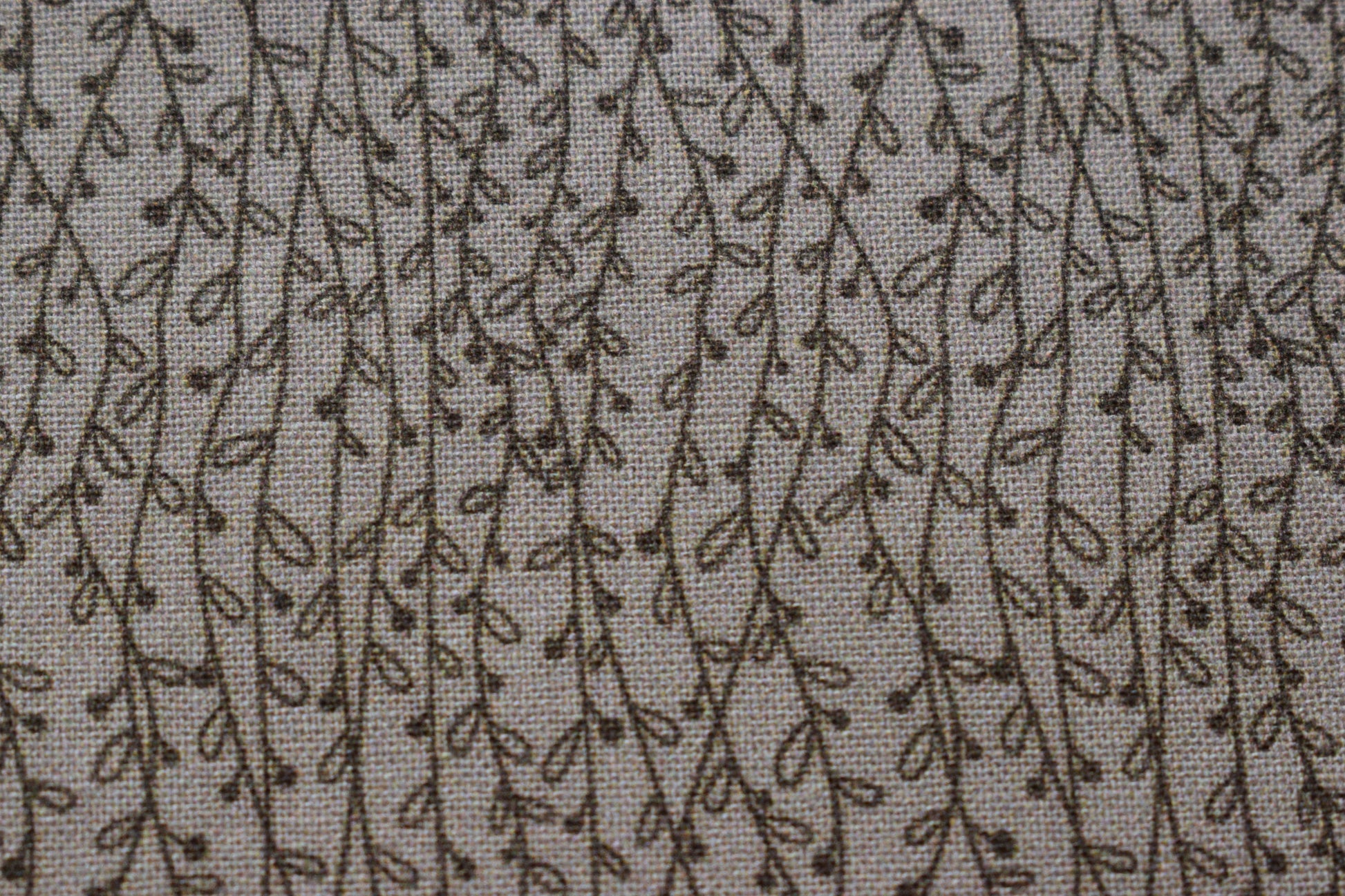 brown fabric, vine pattern Quilting fabric, cotton fabric, indigo fabrics, Price by the Half Metre The Quilt Sanctuary