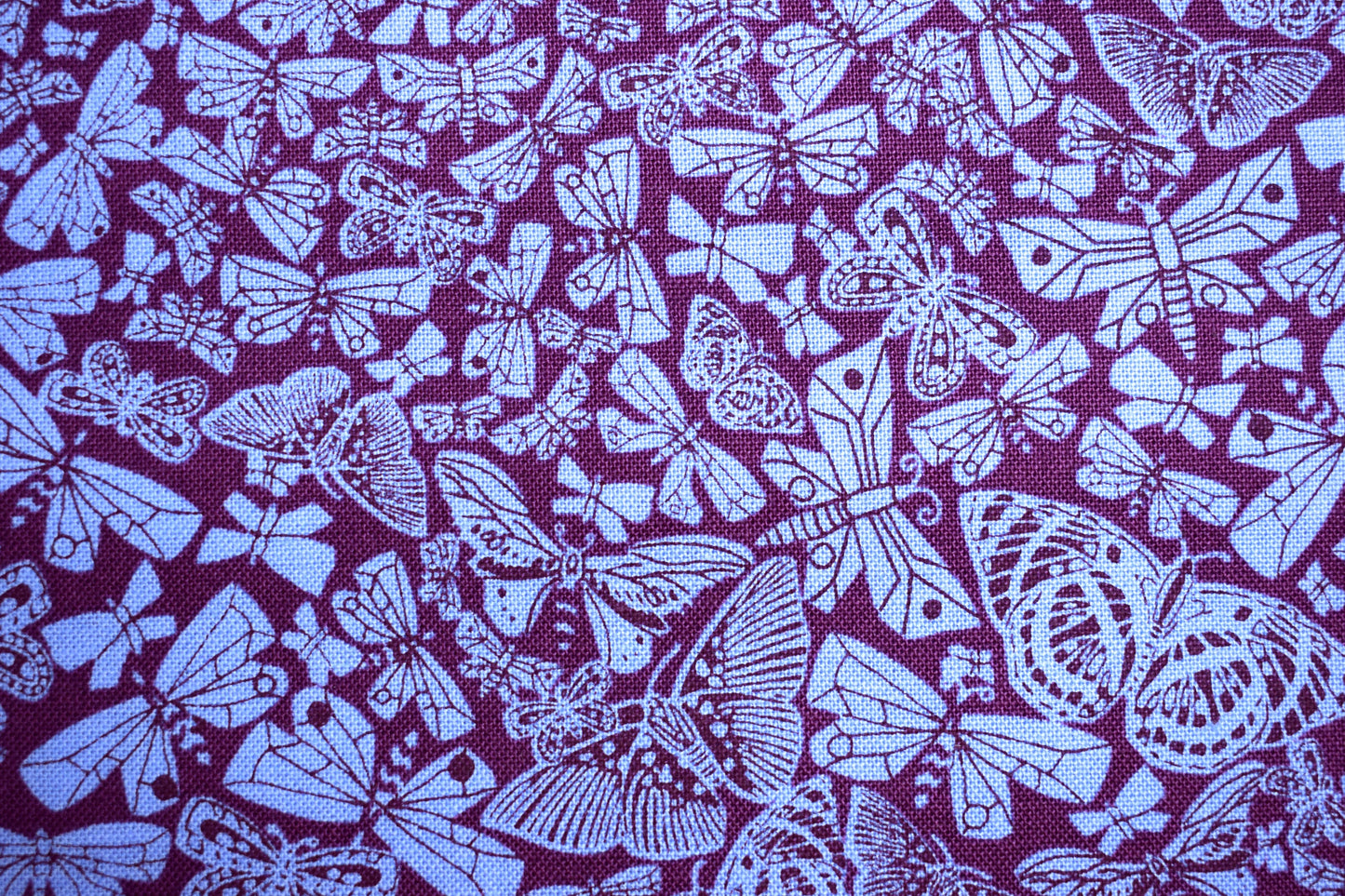 butterfly fabric, makower fabric, cotton fabric, quilting fabric, Price by the Half Metre The Quilt Sanctuary