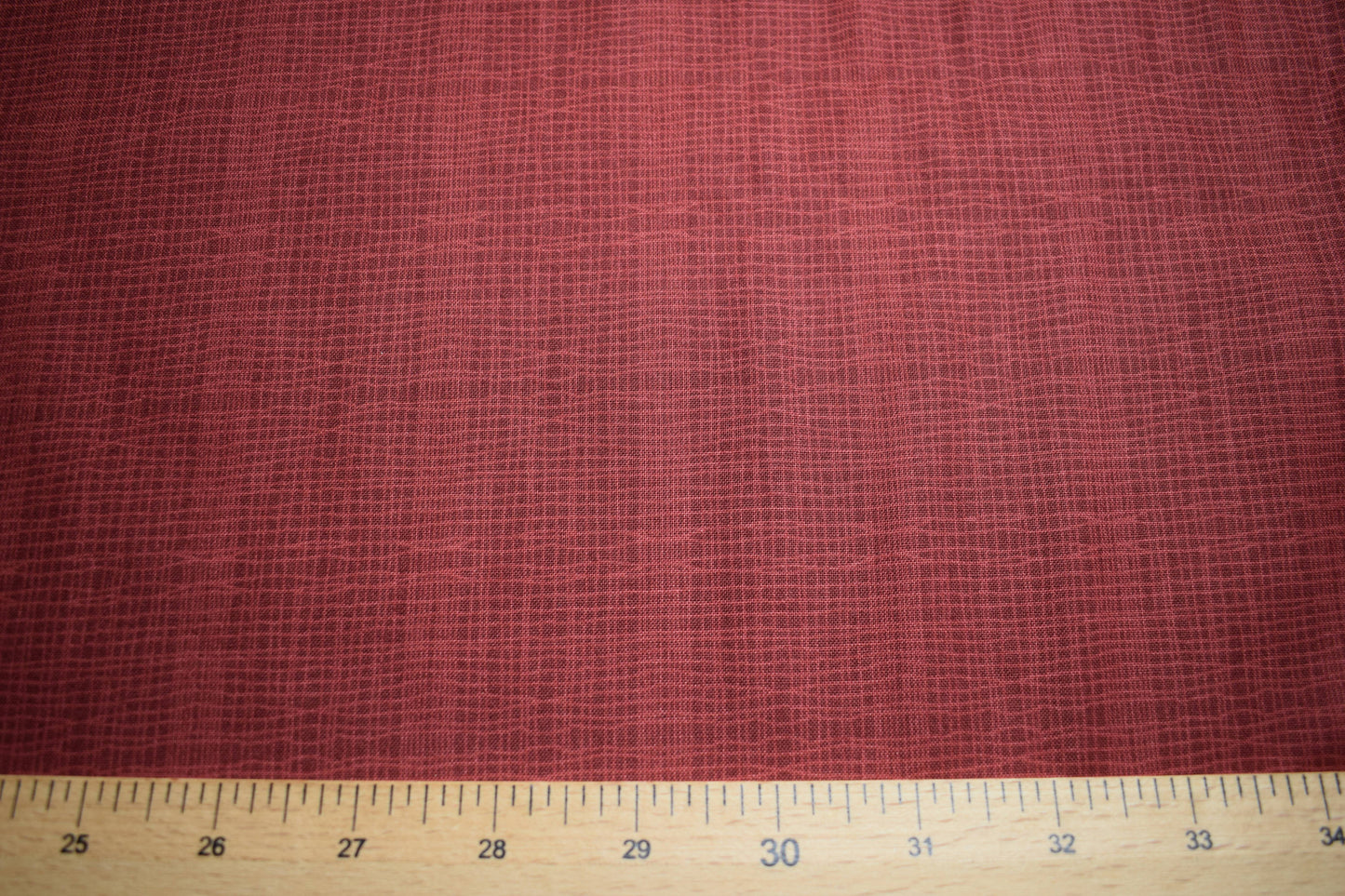 Burgundy checked fabric, Quilting fabric, makower fabric, red fabric, blender fabric, Price by the Half Metre The Quilt Sanctuary