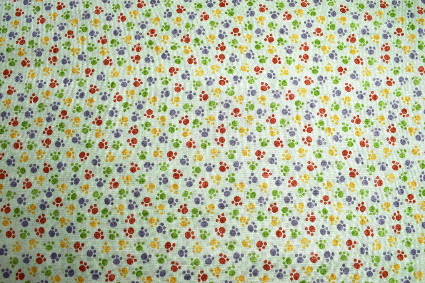 paw print fabric, jungle buddies fabric, Quilting fabric, cotton fabric, quilting treasures, childrens fabric, Price by the Half Metre The Quilt Sanctuary