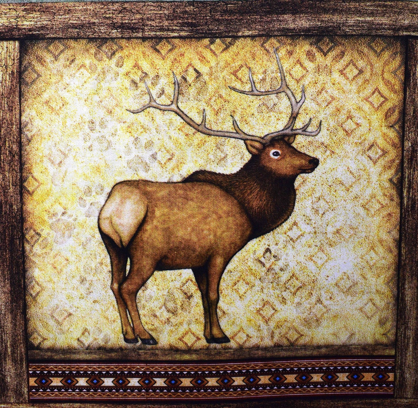 American wilderness panel, Quilting panel, cotton fabric, timberland trail The Quilt Sanctuary