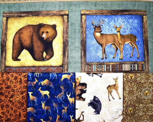 American wilderness bundle, Quilting fabric bundle, cotton fabric, Timberland Trails The Quilt Sanctuary