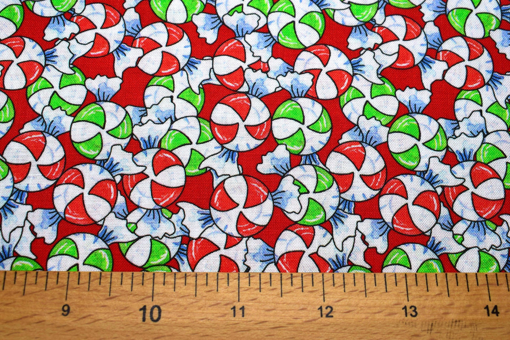 Christmas Candy fabric, Reindeer Antics, Christmas Quilting fabric, price by the half metre The Quilt Sanctuary