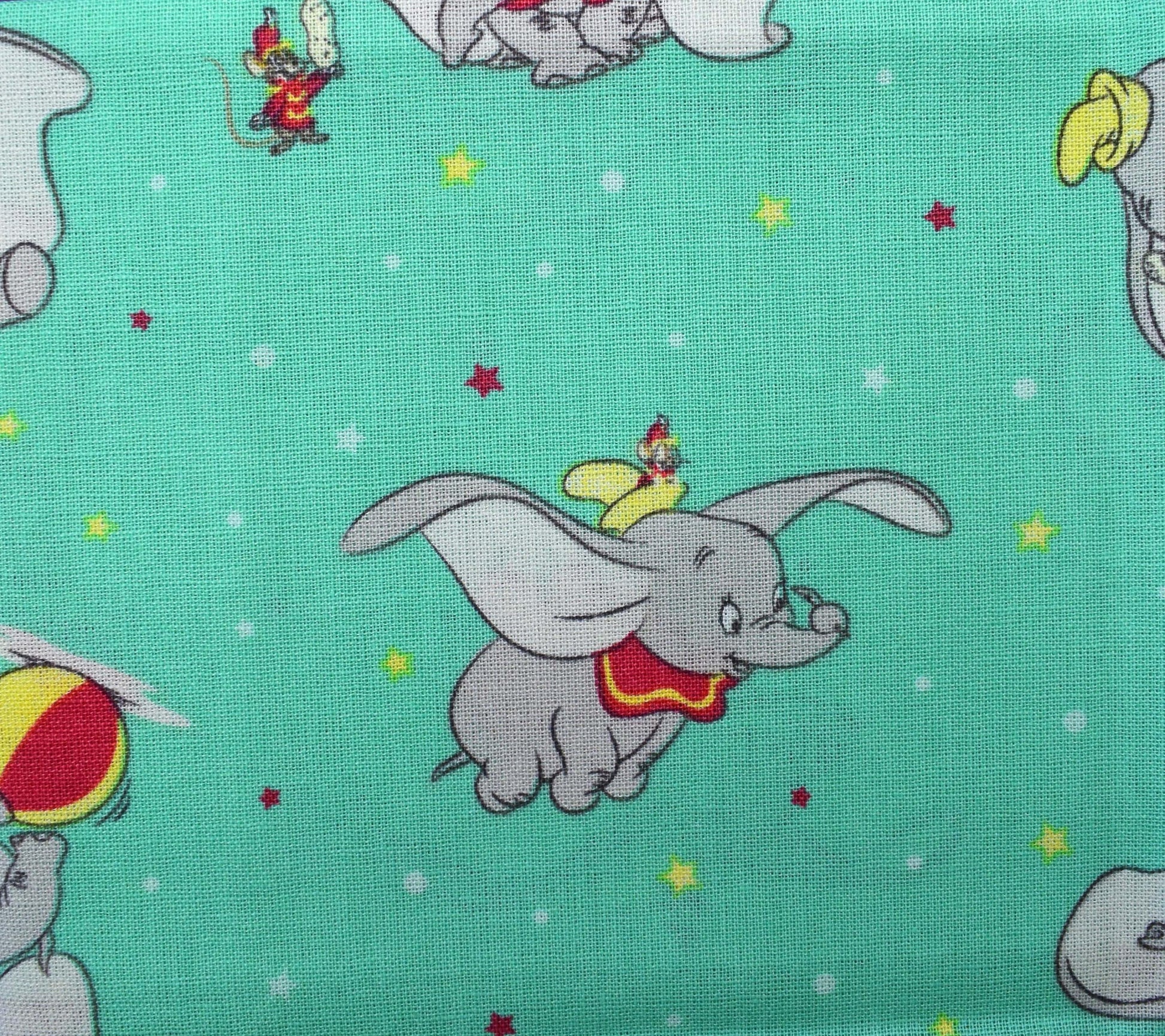 Dumbo fat Quarter Bundle, cotton quilting fabric, Disney fabric The Quilt Sanctuary