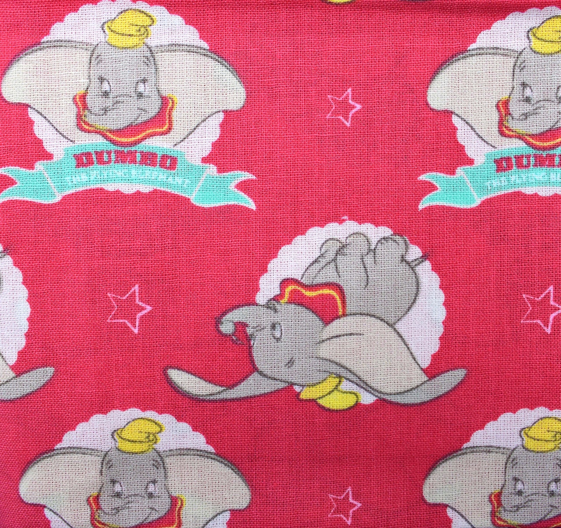 Dumbo fat Quarter Bundle, cotton quilting fabric, Disney fabric The Quilt Sanctuary