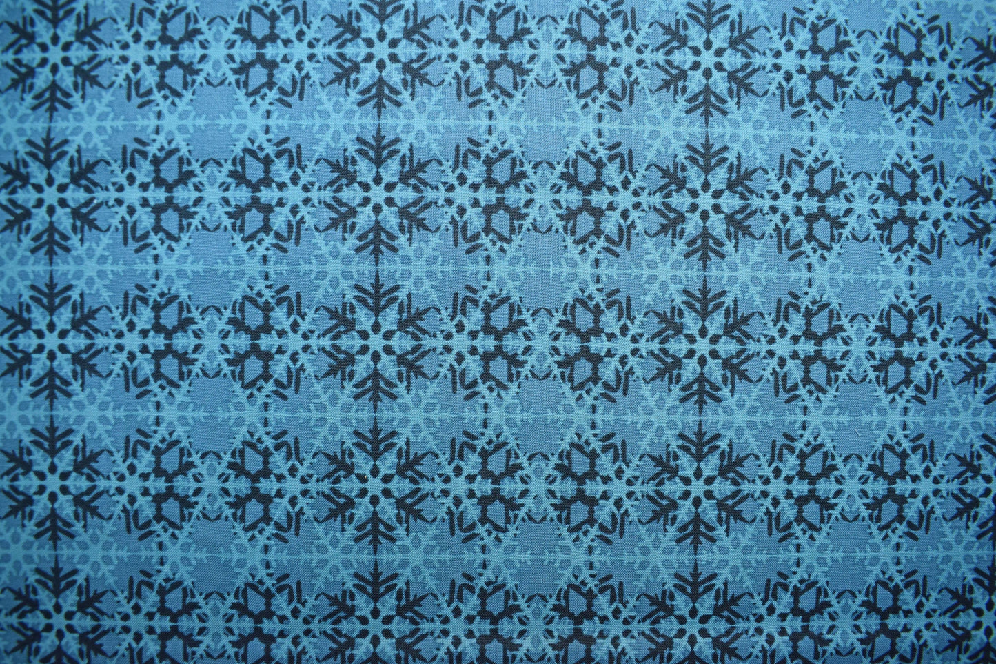 Blue lattice fabric, Celestial Winter Fabric , Quilting fabric, Jason Yenter - Price by the Half Metre The Quilt Sanctuary