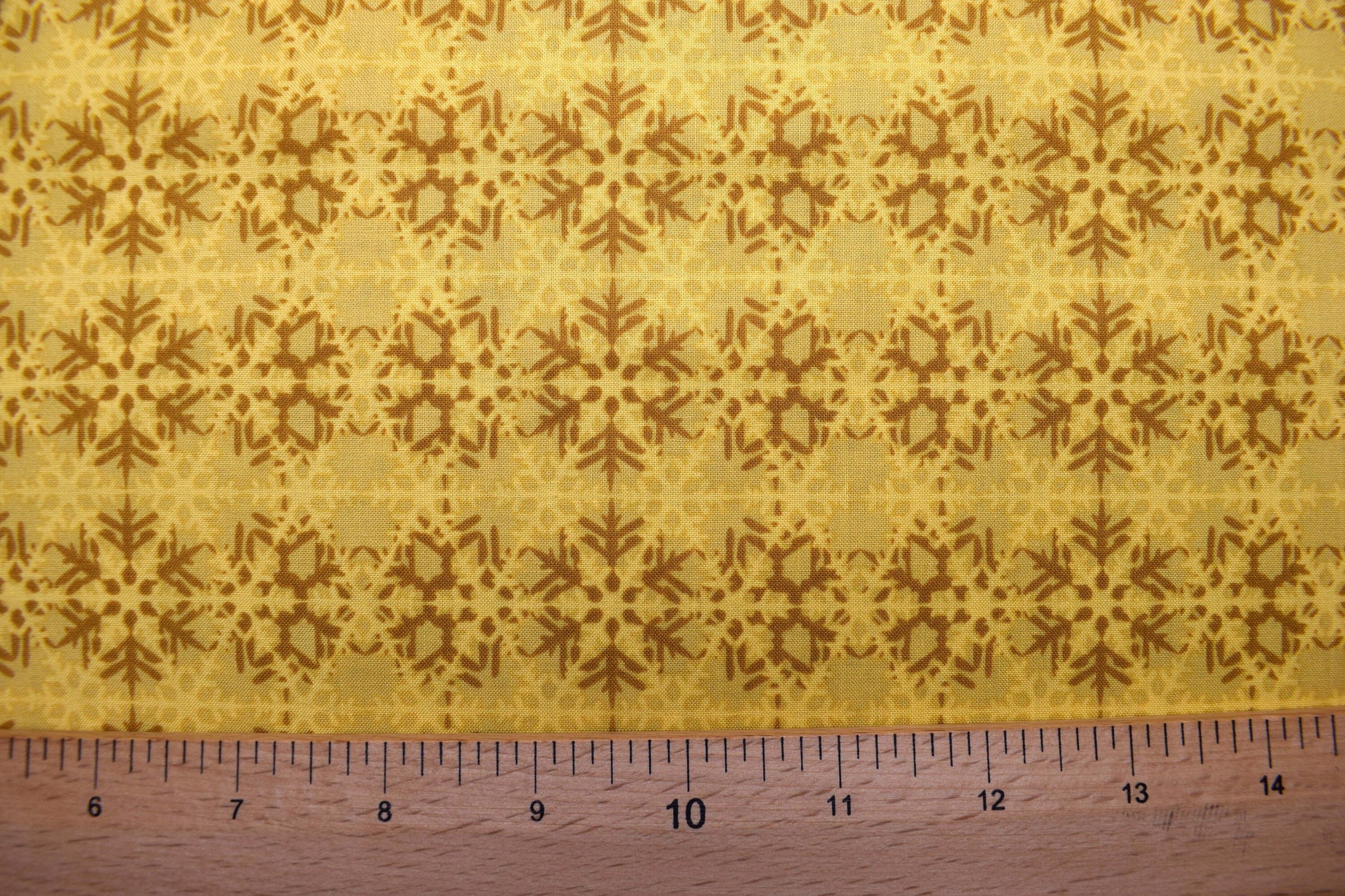 Golden lattice fabric, Celestial Winter Fabric , Quilting fabric, Jason Yenter - Price by the Half Metre The Quilt Sanctuary